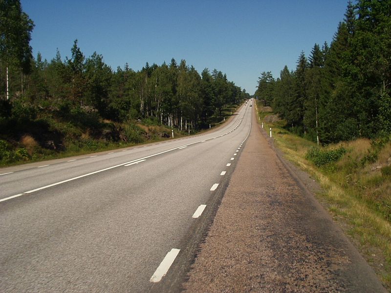 Svezia - strada tipica